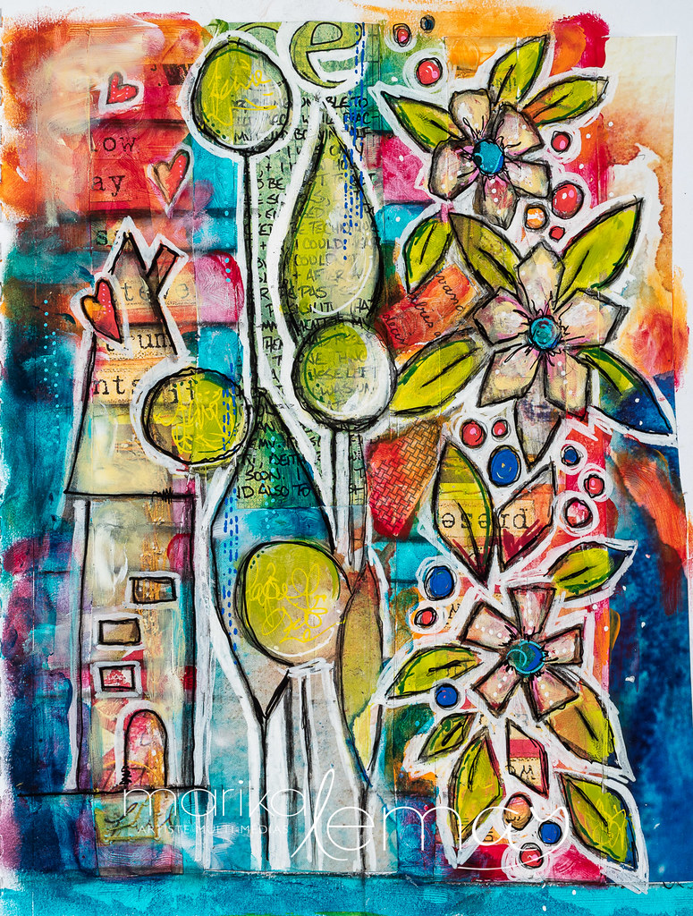 Joyeuse-maisonnee-9x13-techniques-mixtes-sur-papier