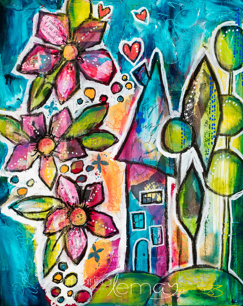 Paradis ensoleillé-9x12