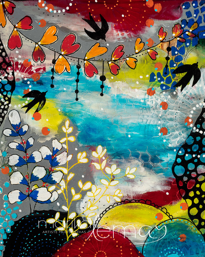 Magnificence florale-8x10-techniques-mixtes